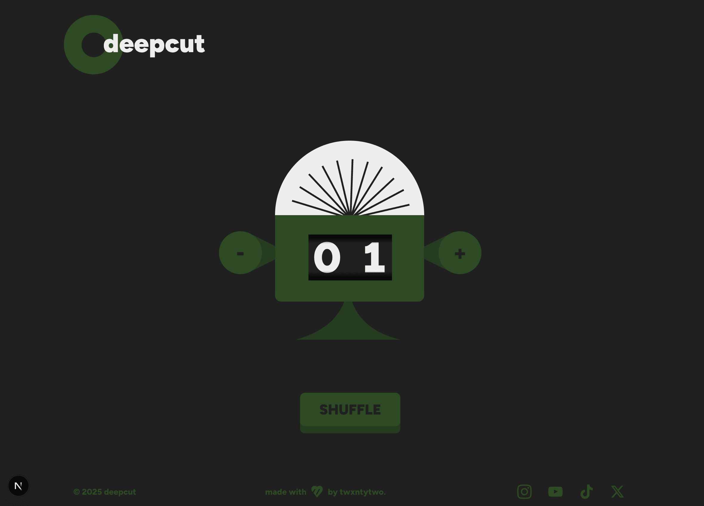 Deepcut screenshot