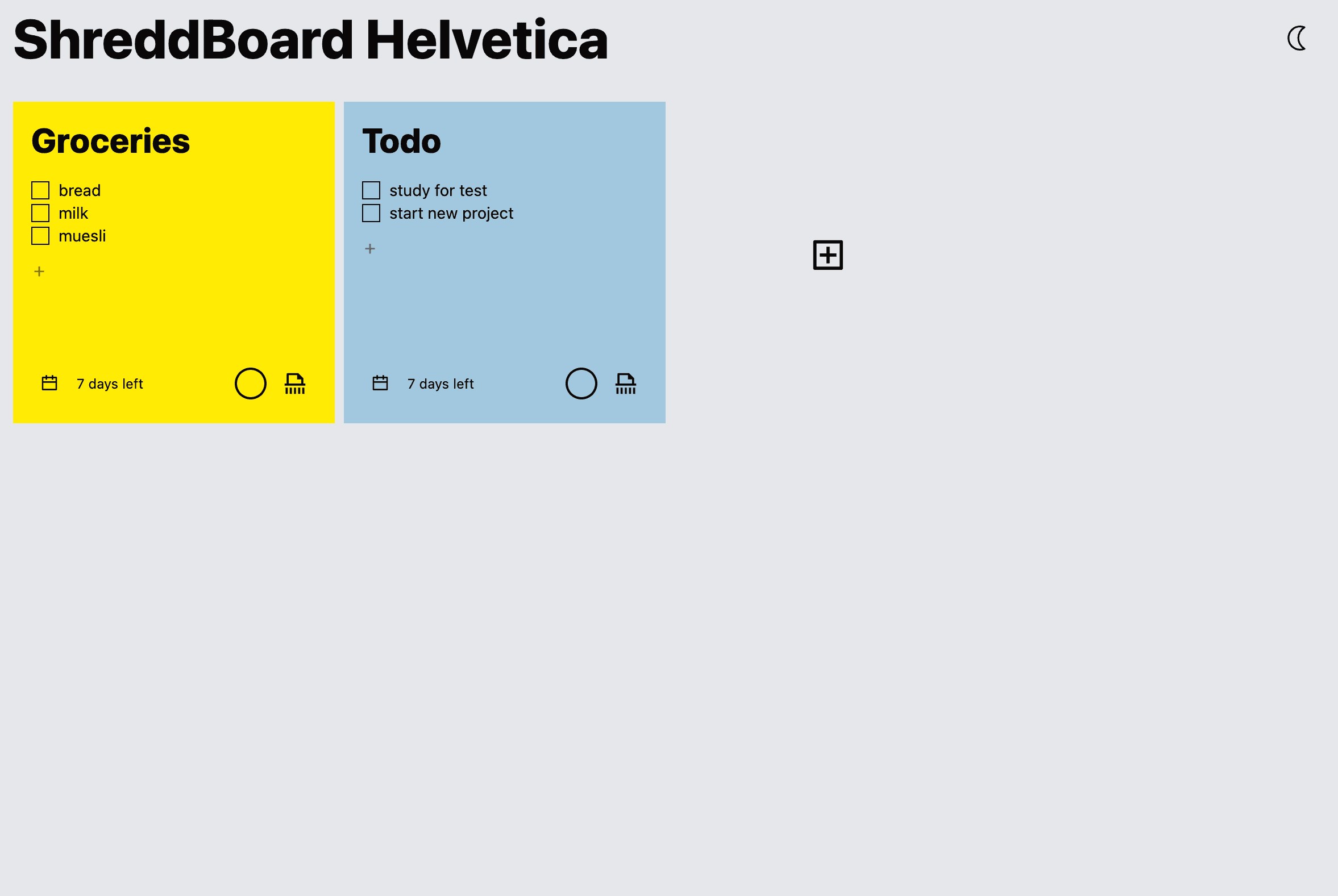 ShreddBoard screenshot